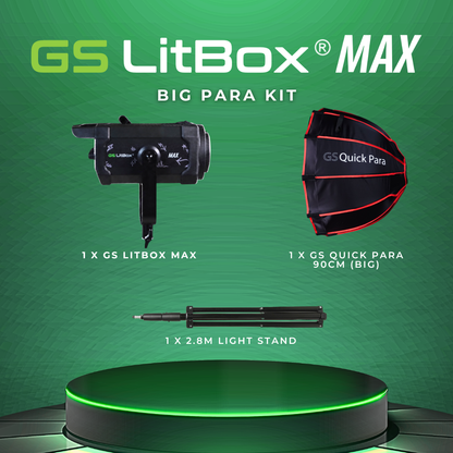 GS LitBox Max COB LED Video Light Adjustable Color Temperature & Brightness