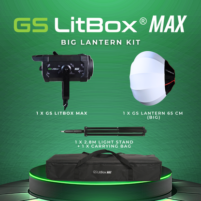 GS LitBox Max COB LED Video Light Adjustable Color Temperature & Brightness