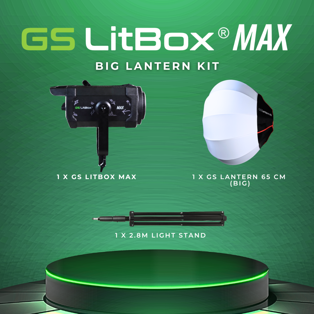 GS LitBox Max COB LED Video Light Adjustable Color Temperature & Brightness
