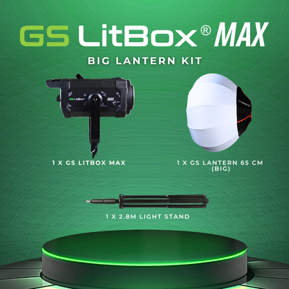 GS LitBox Max COB LED Video Light Adjustable Color Temperature & Brightness