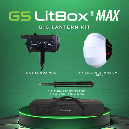 GS LitBox Max COB LED Video Light Adjustable Color Temperature & Brightness