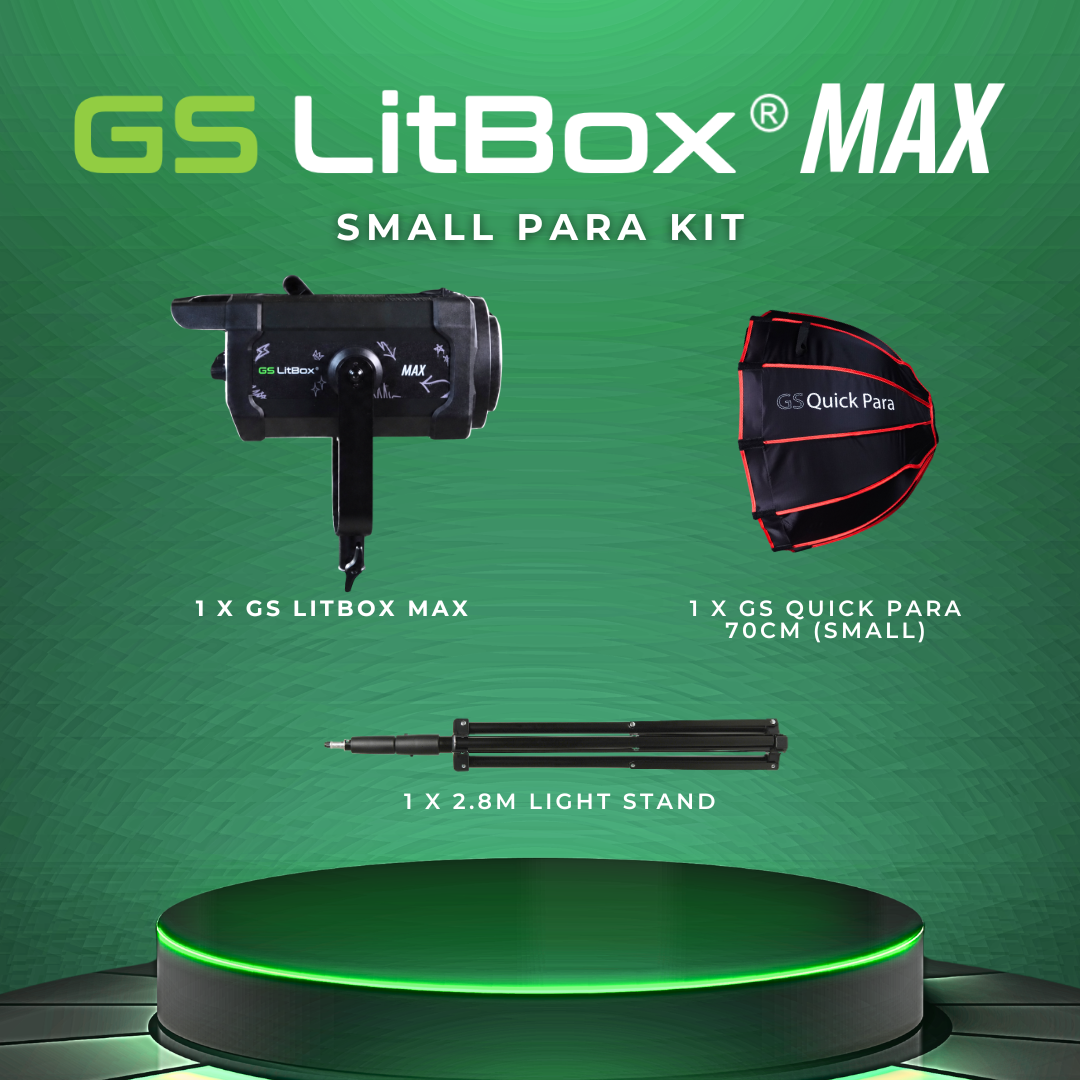 GS LitBox Max COB LED Video Light Adjustable Color Temperature & Brightness