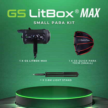 GS LitBox Max COB LED Video Light Adjustable Color Temperature & Brightness
