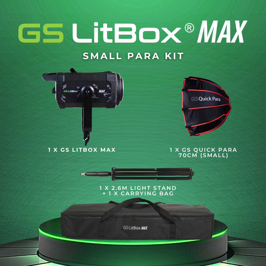 GS LitBox Max COB LED Video Light Adjustable Color Temperature & Brightness