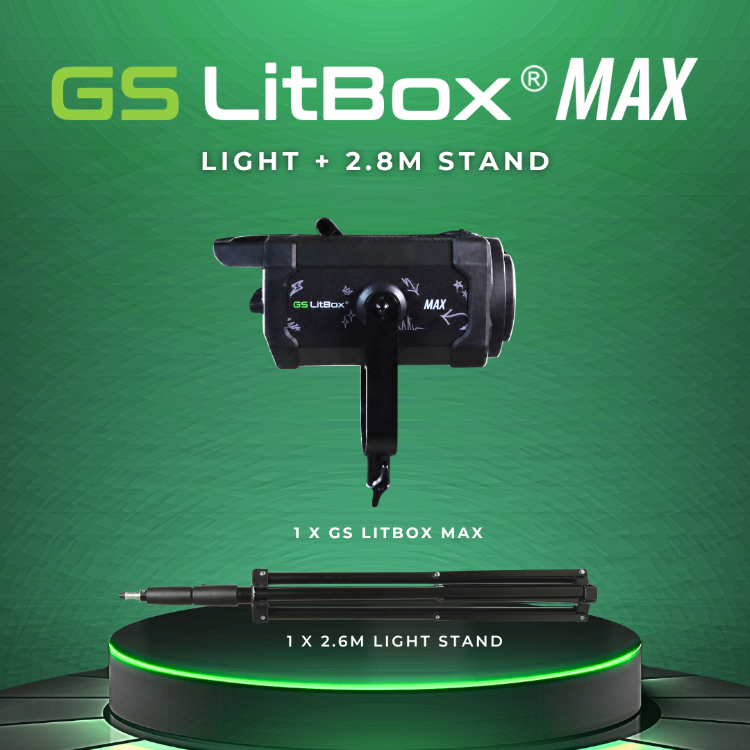 GS LitBox Max COB LED Video Light Adjustable Color Temperature & Brightness