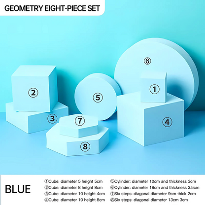 GS Photography 3D Geometry Props Studio Product Photo Shooting Equipment Foam Geometric Cube Photography Backdrop