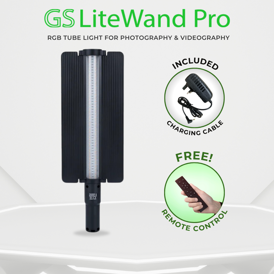 GS LiteWand RGB/LiteWand Pro RGB Tube Light Light Wand Light Stick for Photography Videography