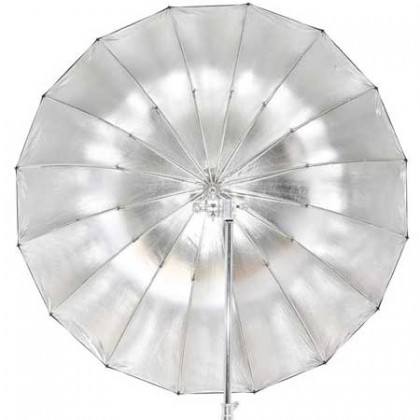 Godox UB-165S 65in/165cm Parabolic Silver Black Reflective Studio Umbrella with Diffuser Combo