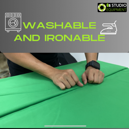 2x3m Green Screen Muslin High Quality Cloth with Stitched Pocket Easy Hang Photography Backdrops Studio Video green screen background