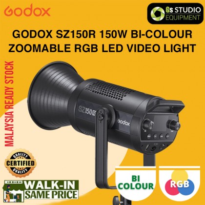 GODOX SZ150R 150W BI-COLOUR ZOOMABLE RGB LED VIDEO LIGHT 