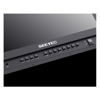 SEETEC ATEM156 15.6 Inch Live Streaming Broadcast Director Monitor with 4 HDMI Input Output Quad Split Display for Production