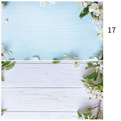 GS Double Sided Flat Lay Background Backdrop Paper 56x82 57x87 CM Waterproof Wood Marble Concrete Wall Photo Video