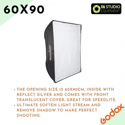 Godox SB-BW 60X90cm Softbox Without Grid (Bowen Mount)