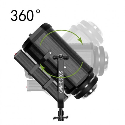 GVM S300S LED Daylight Fresnel Video Light 300W High Power LED Bulb