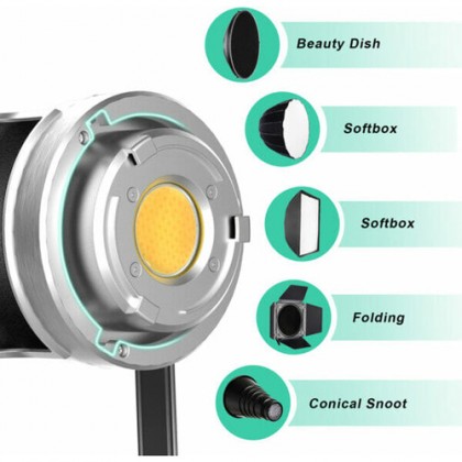 GVM SD200D Bi-Color LED Video Spotlight with LCD Display