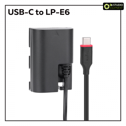 GS LP-E6 LP-E6NH USB Type C USB-C Battery Power Adapter Dummy Battery for Canon EOS R5 R6 5DS R 7D 6D 5D3 5D4 90D 80D 70D Camera