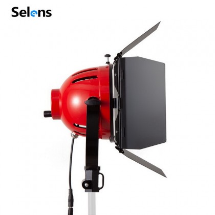 Selens 65W 5500K 104 Beads LED Red Head Dimmable Light with Stand for Photo Photography Portrait Product Shooting Studio Light