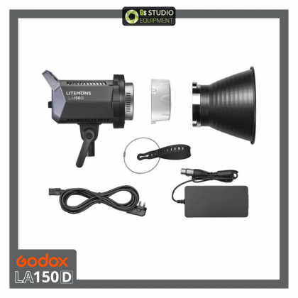 [Ready Stock] Godox LA150D Litemons Daylight COB LED Video Light + Light Stand + 80cm Octa Softbox kit