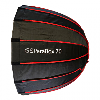 GS PARABOX 70CM PARABOLIC LED SOFTBOX PROFESSIONAL QUICK SET-UP DEEP SOFT BOX WITH GRID AND BOWEN MOUNT FOR STUDIO LED LIGHT
