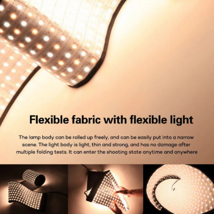 GS LitBox Flex Foldable LED Video Panel Light 3200-5600K Bi-Color CRI 97+