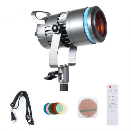 GS SunLight LED Focus Light Spot Light Zoomable for Photography Videography Sun Light Effect Color Gel