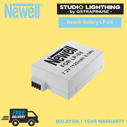 Newell Battery LP-E8 Camera Battery for Canon EOS 550D 600D 650D 700D