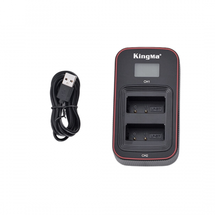 KingMa LP-E6NH LP-E6 Battery and Dual Charger Kit for Canon 5D MKIV 5D MKIII EOS R R5 R6 70D 80D 90D Compatible