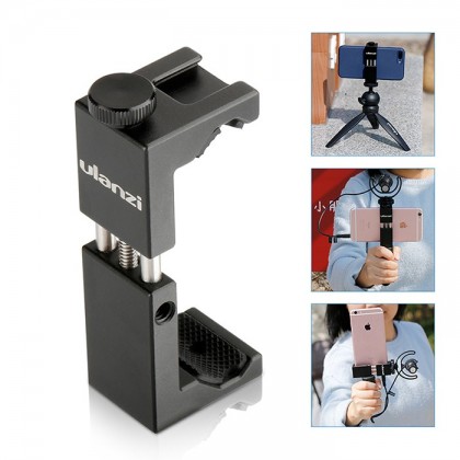 ULANZI ST-2S METAL SMARTPHONE TRIPOD MOUNT ADAPTER WITH COLD SHOE