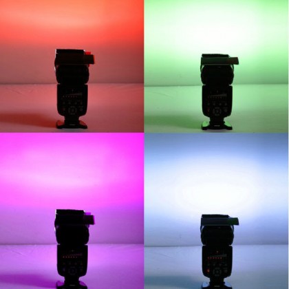 Camera Flash Speedlite Color Gel 12 Color Filters For Speedlite Photographic Gels Filter Flash Speedlite Speedlight