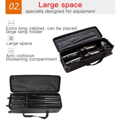 Godox NEW CB-01 Carry Case bag Professional Tripod Light stand flash Bag Monopod Trolley Case outdoor Camera Bag