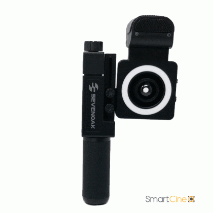 SMARTCINE STEREO VIDEO KIT VLOG FOR SMARTPHONE WITH VIDEO LIGHT, MICROPHONE & LENS ALL IN ONE