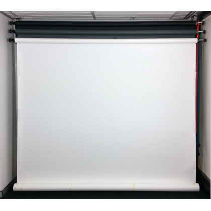 AutoPole System 4 Roller Manual Chain Backdrop Kit with 4 Colors Paper Backdrop