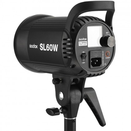 Godox Sl60w With 60x90cm Softbox & 2.6m Basic Stand Video Single Light LED Kit