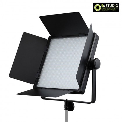 Godox LED1000Bi II LED Video Light Dimmable Color Temperature with LCD Display Barn Doors White Diffusion Filter