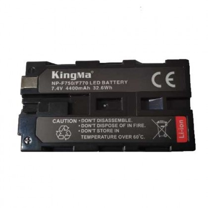 KingMa NP-F750 4400mAh High Capacity Li-ion Battery Replacement Camera Battery NP-F550/F750/F960/F990 And For LED light 