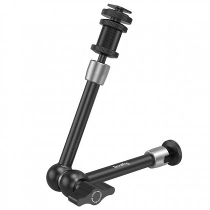 SmallRig 1498 1498B 11 Inch Articulating Rosette Arm with Cold Shoe Mount & Standard 1/4"-20 Threaded Screw Adapter Extension Arm